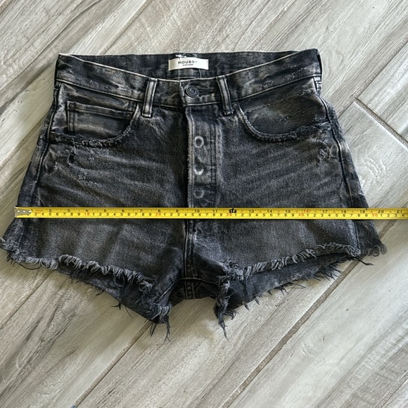 Moussy Black Denim Shorts - Picture 7 of 11
